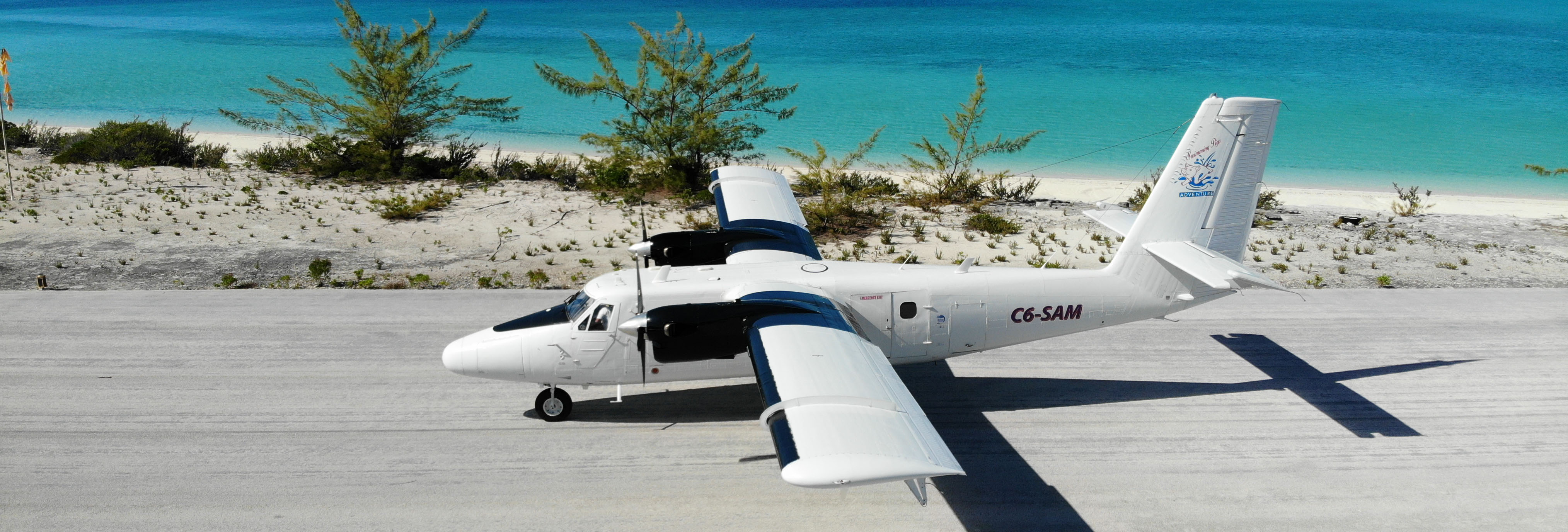Titan aircraft on runway